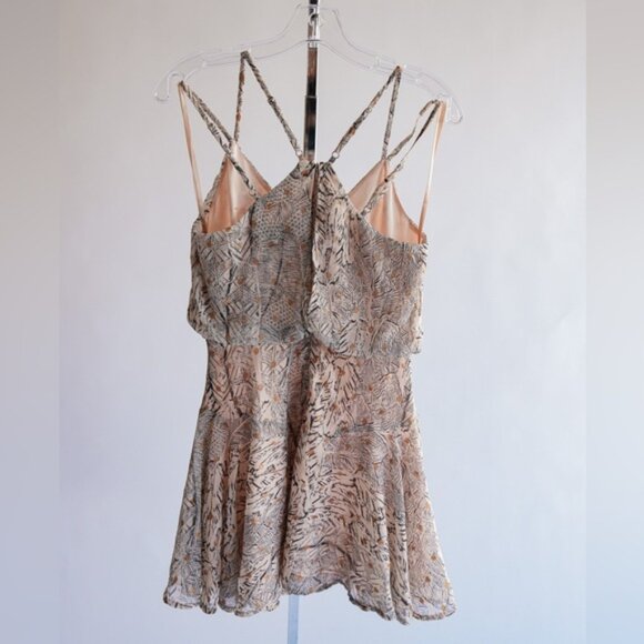 LULU’s Patterned Strappy Dress - Picture 7 of 9